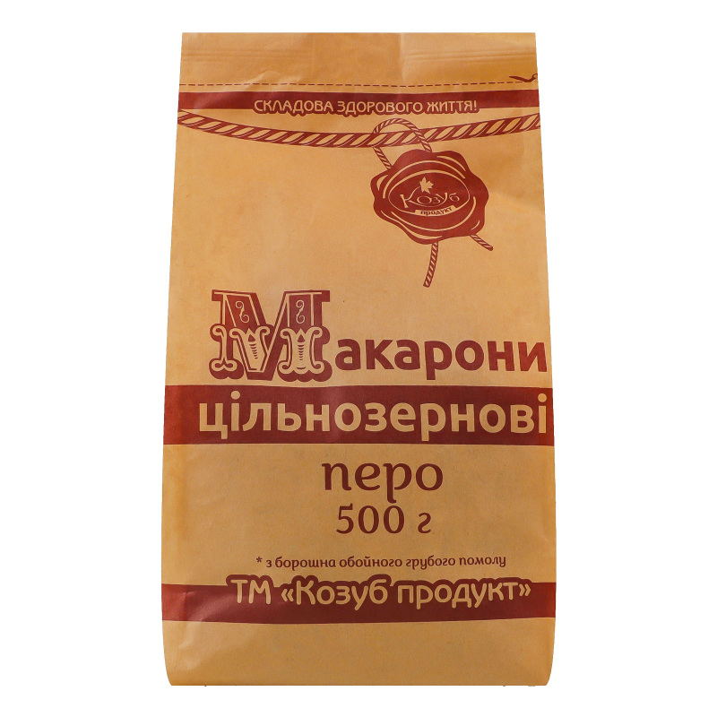 Макарони КозубПродукт 500г Перо