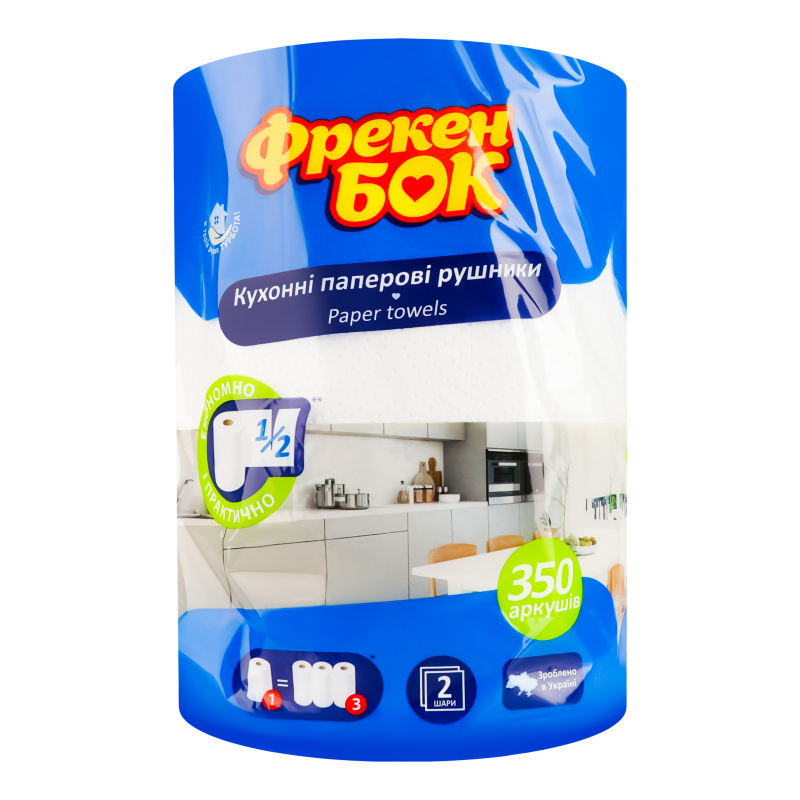 Рушники паперові Фрекен Бок кух 2-шар 1р