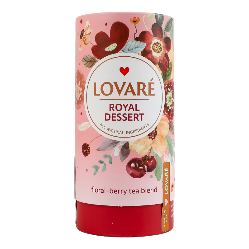Чай Lovare 80г Королівський Десерт тубус