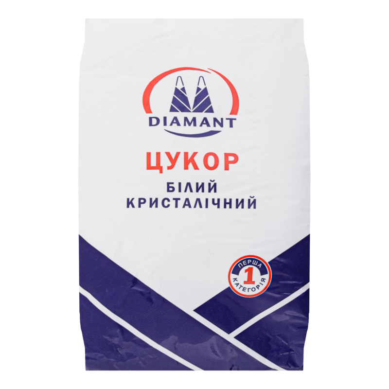 Цукор Діамант 1кг кристалічний п/п
