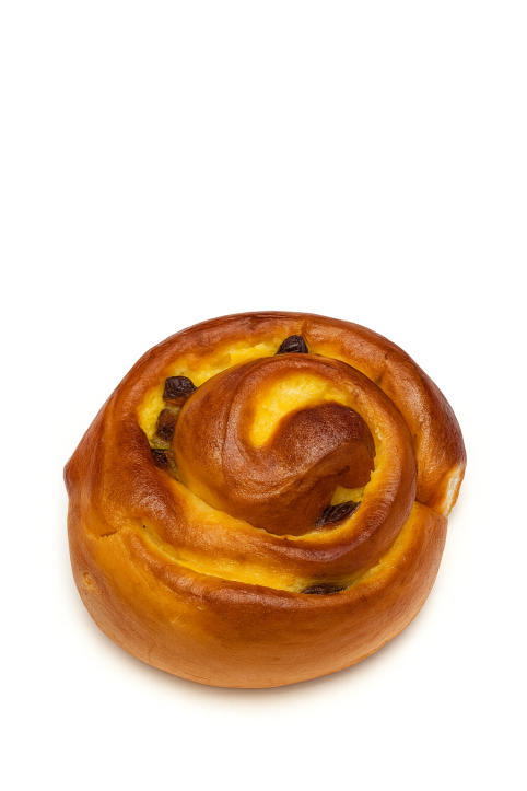 Булка із заварним кремом 90г Власна Пек