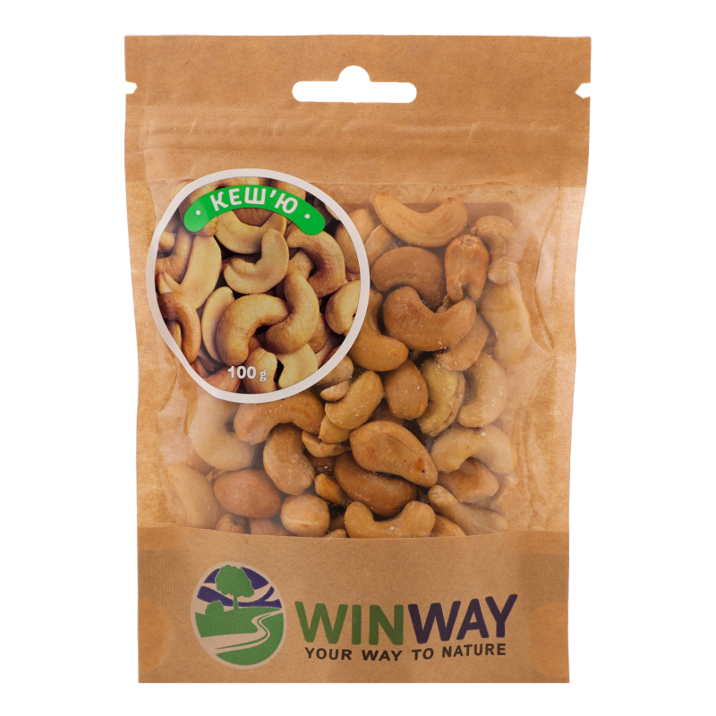 Горіхи Winway 100г Кеш'ю смажений