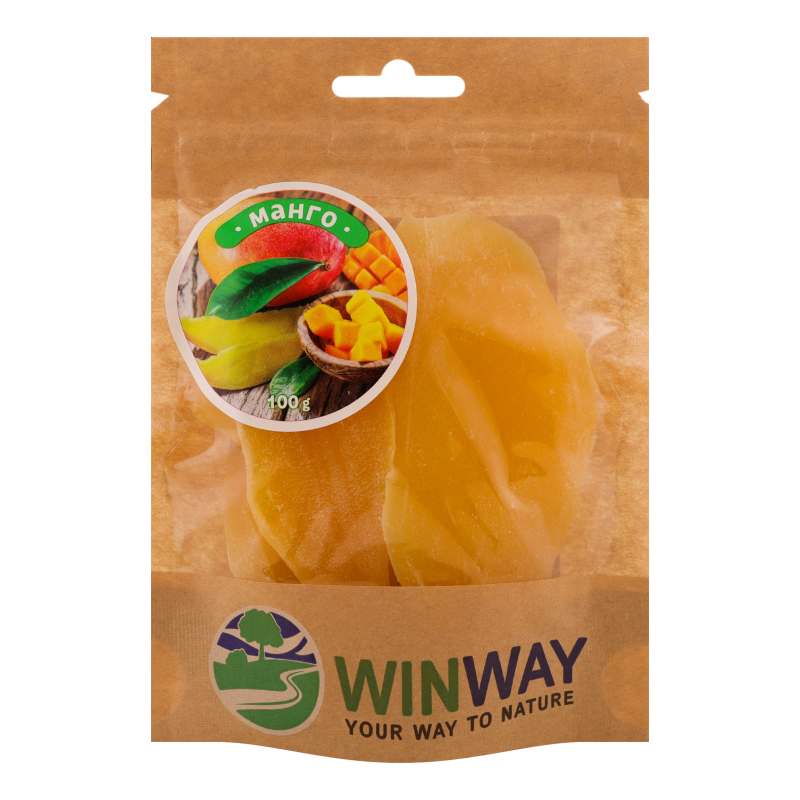 Сухофрукти Winway 100г Манго сушений