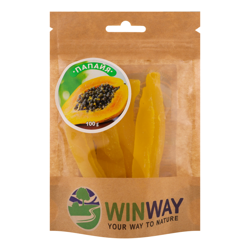 Сухофрукти Winway 100г Папайя палички