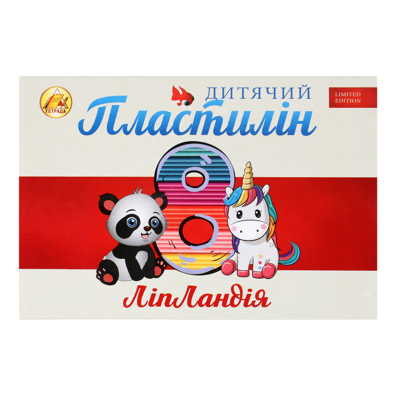 Пластилін Тетрада 8кол 160г 461336