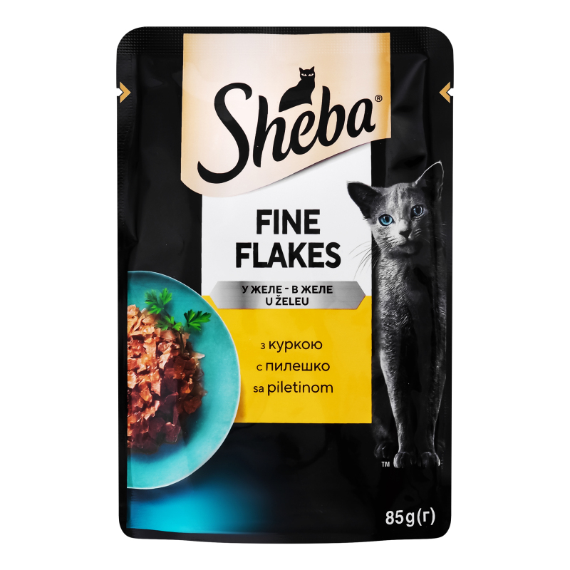 Корм Sheba дк 85г Курка в желе