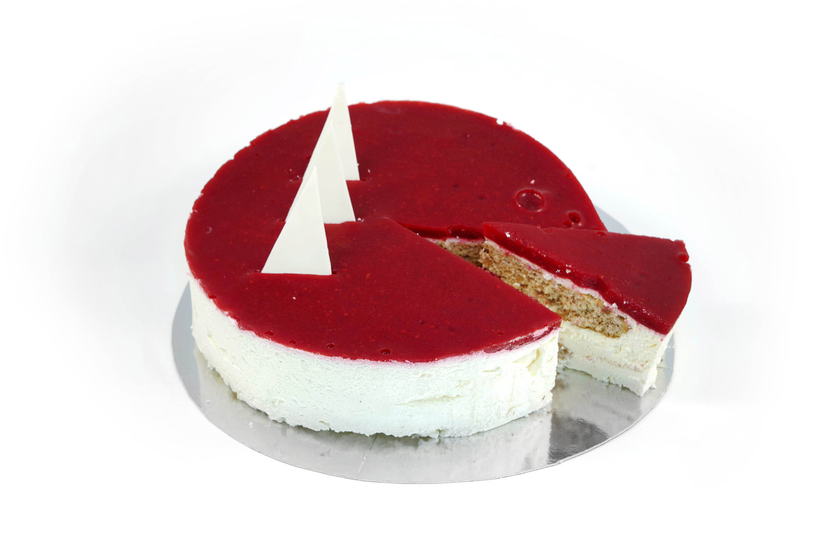 Торт Малиново сирний Власна Кондитерська