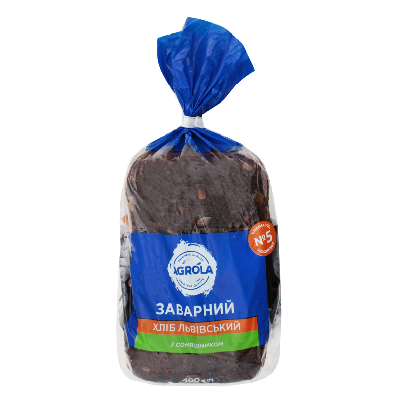 Хліб Агрола 400г ЗаварнийЛьвів соняш