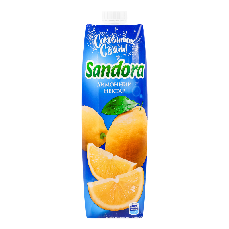Нектар Sandora 0,95л Лимон