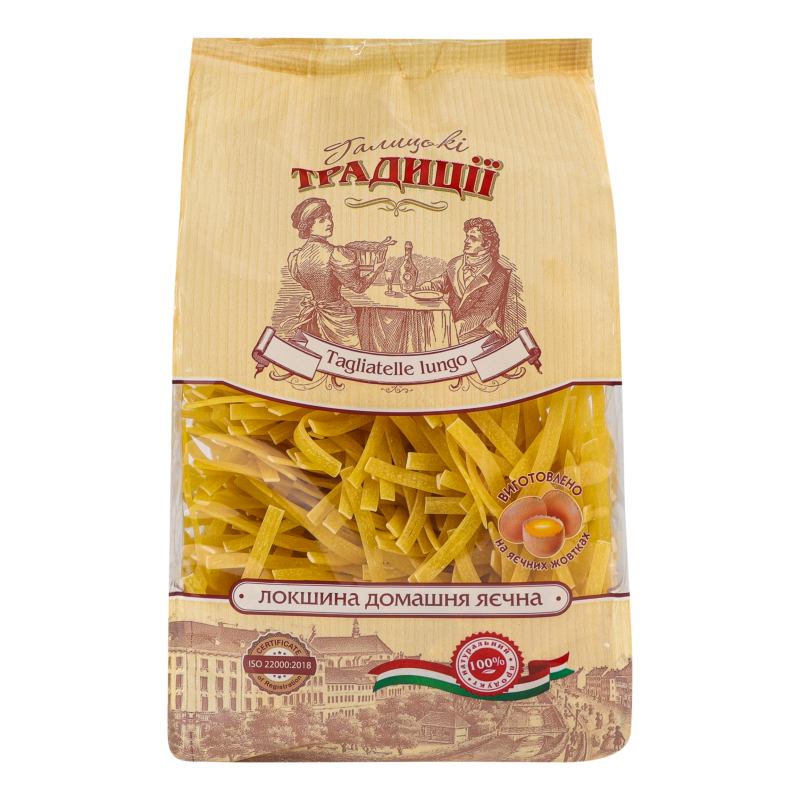 Макарони ГалицькіТрад 400г Локш дом яєчн