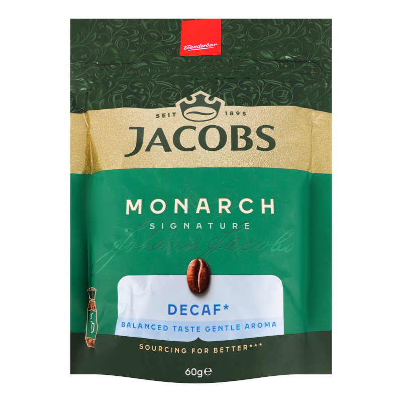 Кава Jacobs Монарх 60г  розч б/коф