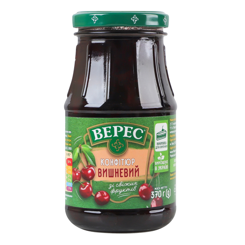 Конфітюр Верес 370г Вишневий с/б