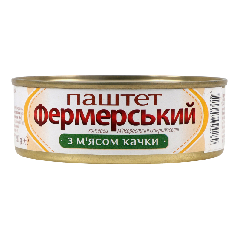 Консерва Оніс 240г Паштет ферм мяс качки