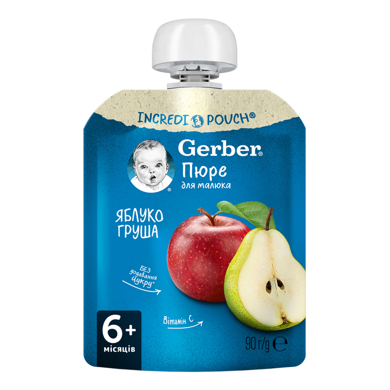 ДХ Gerber Пюре фр 90г Яблуко Груша