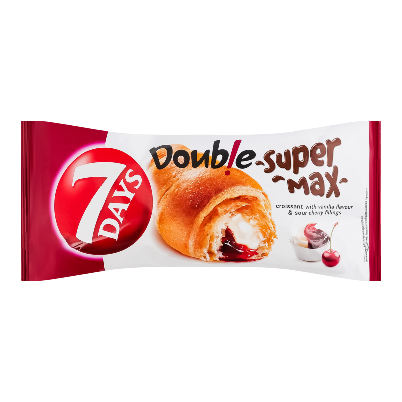 Круасан 7-Days Міді 110г Double Вишн ван