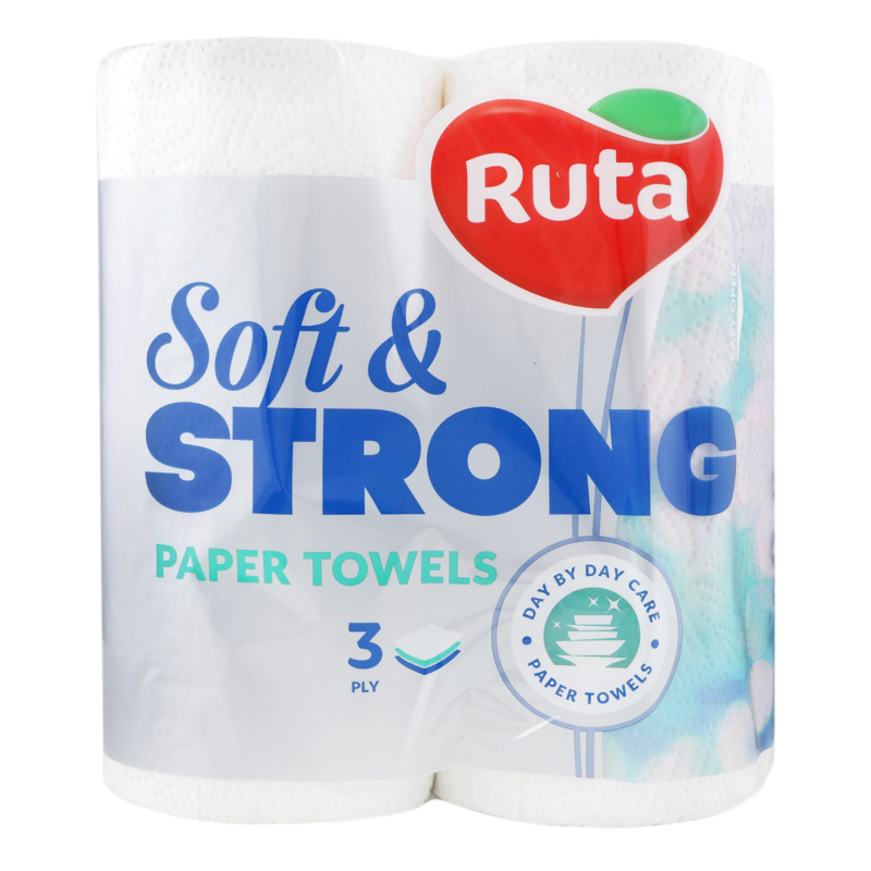 Рушники паперові Ruta 2шт Soft Strong