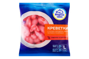 Морепрод Водний Світ 400г Креветки 70/90