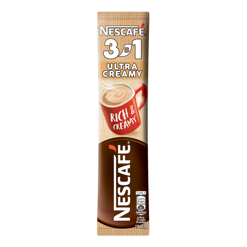 Напій кавовий Nescafe 3в1 13г Крем