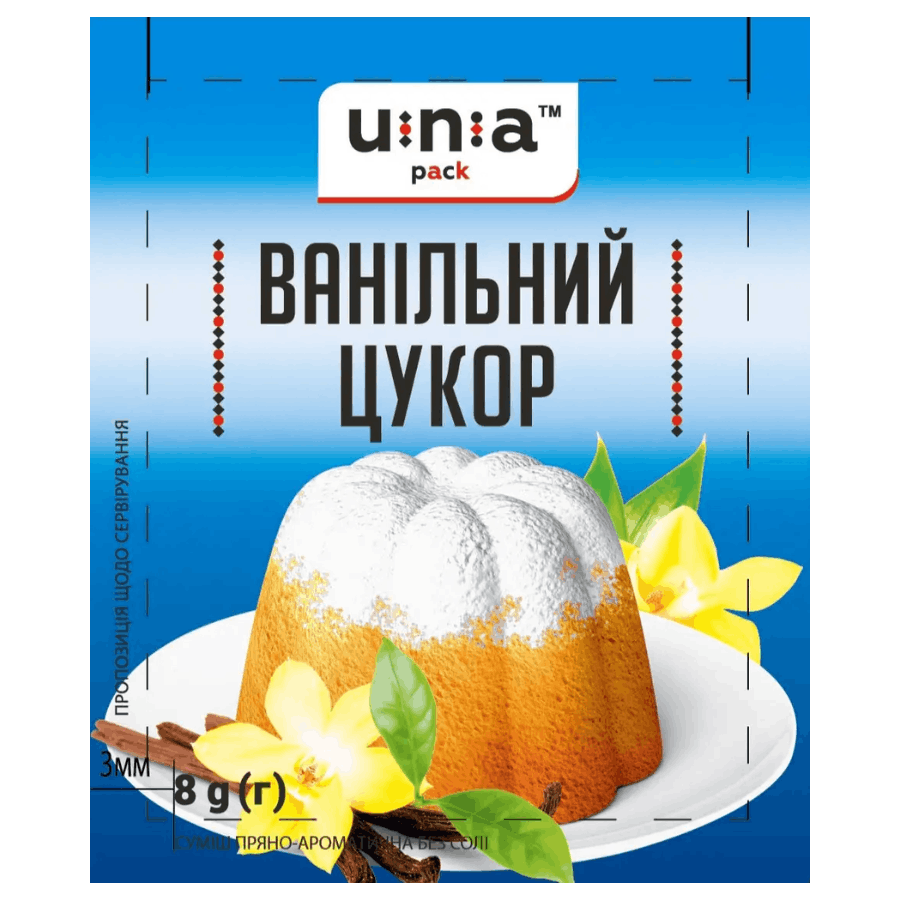 Ванільний цукор Юна 8г