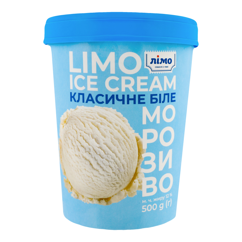Морозиво Лімо відро 500г м.ч.ж. 12%
