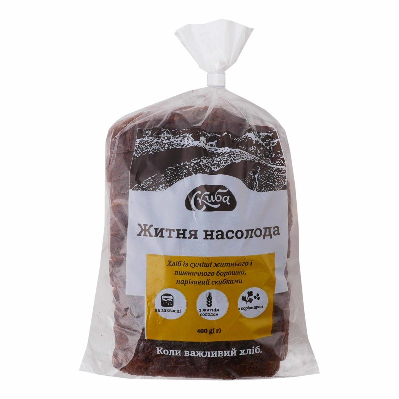 Хліб Скиба 400г Житня насолода жит-пшен