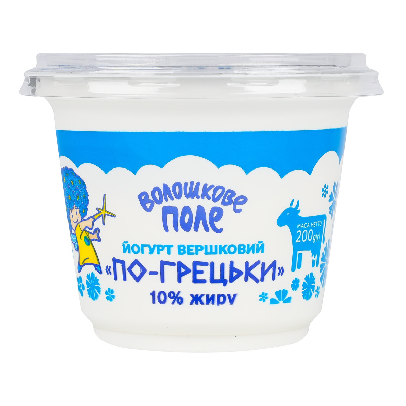 Йогурт Волошкове Поле10% 200г По-Грецьки