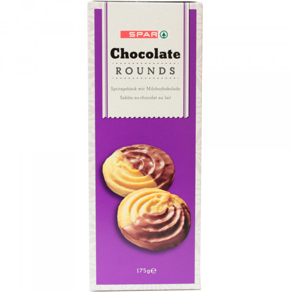 Печиво SPAR 175г Шоколадні кільця