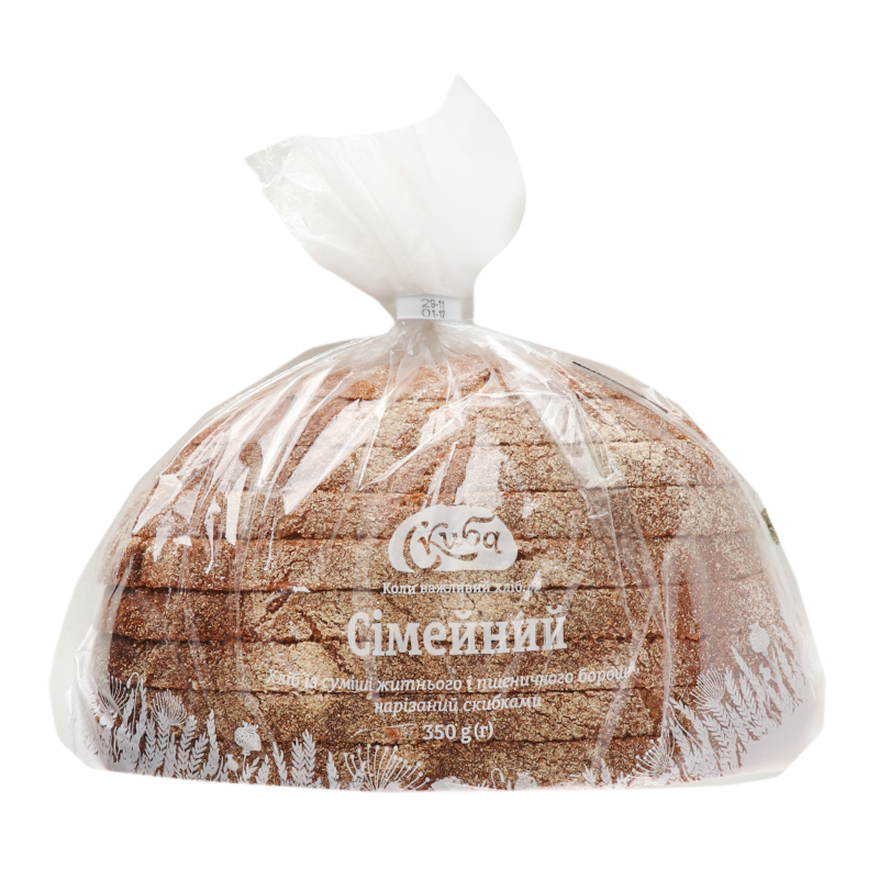 Хліб Скиба 350г Сімейний жит-пш різ