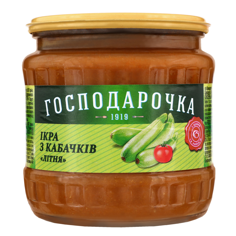 Ікра Господарочка 440г Кабачкова ''Літн