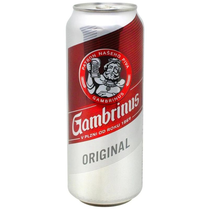 Пиво Gambrinus 0,5л Original св 4,3% з/б