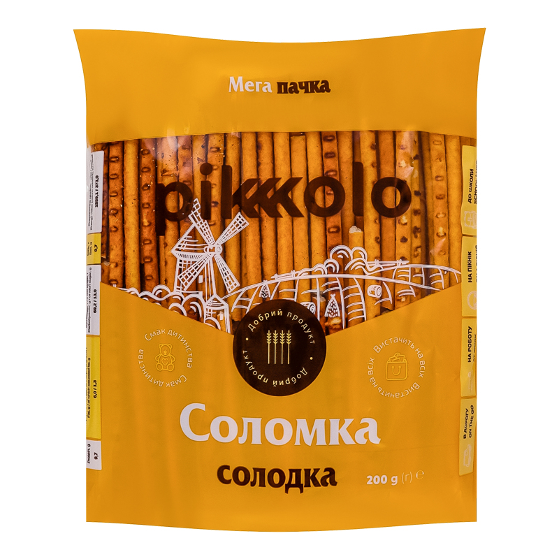 Соломка Pikolo 200г Солодка