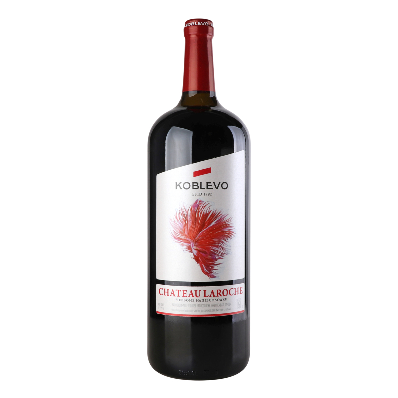 Вино Коблево 1,5л Бордо Шато Ларош ч 12%