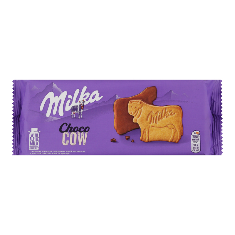 Печиво Milka 200г глазур