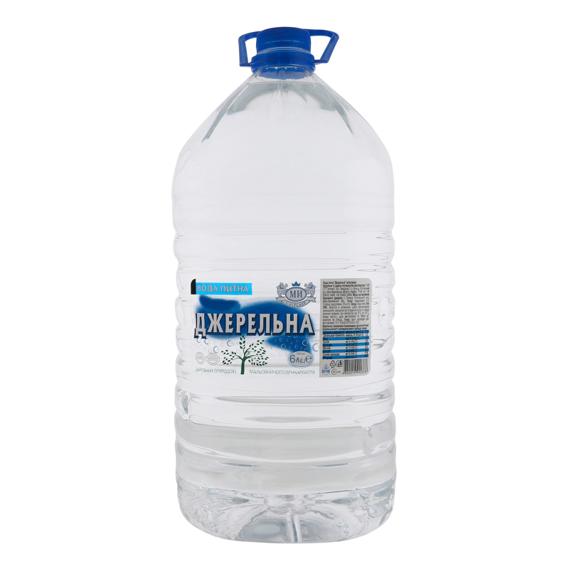 Вода питна Рогатин 6л Джерельна н/г