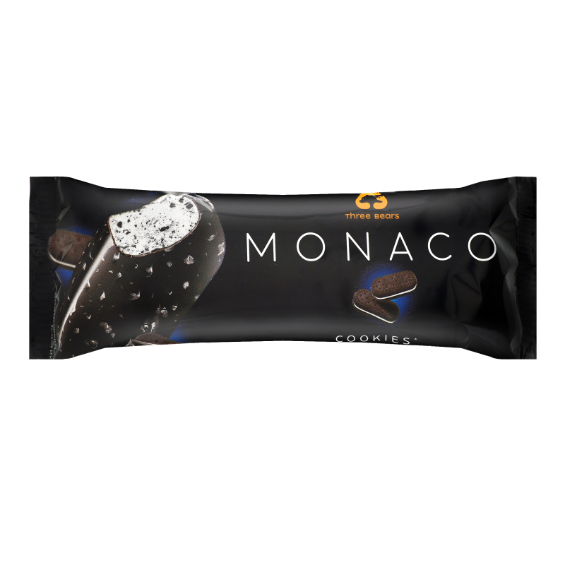 Морозиво Три Ведмеді 80г Мonaco Cookies