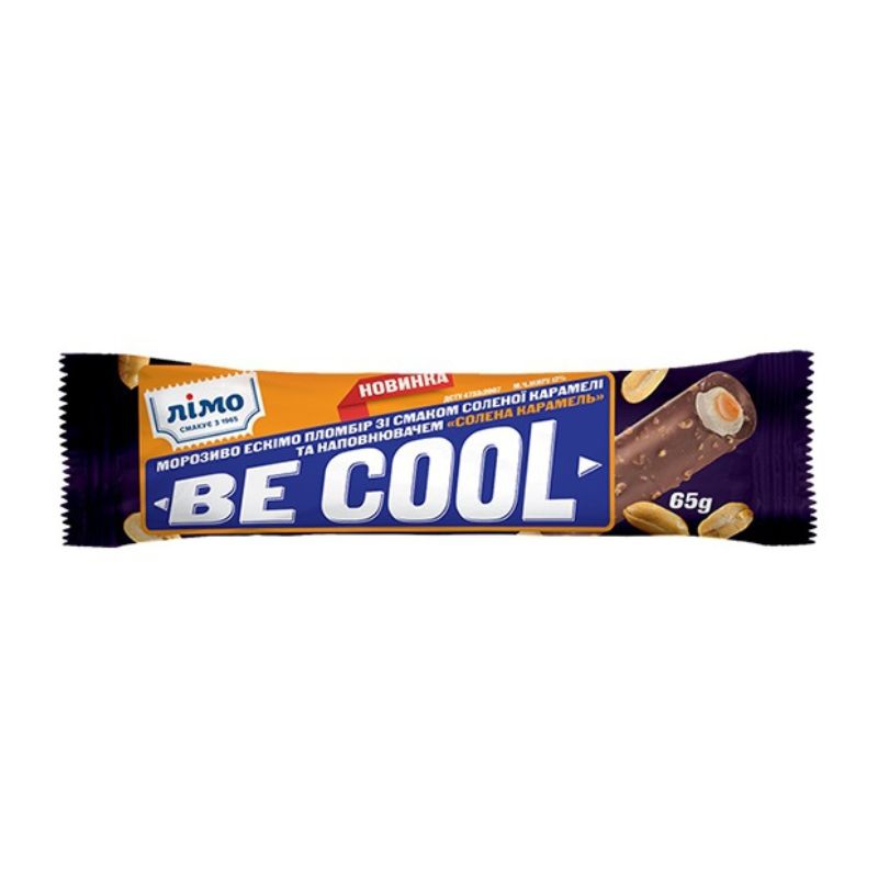Морозиво Лімо 65г Be Cool Солена карамел