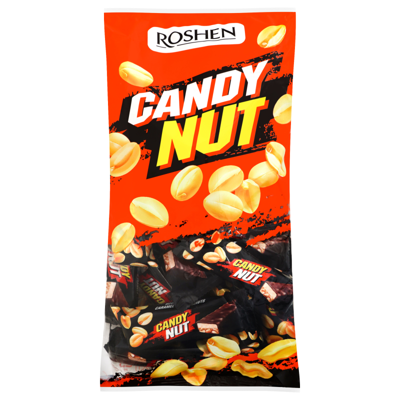 Цукерки ROSHEN CandyNut нуга карам арахі