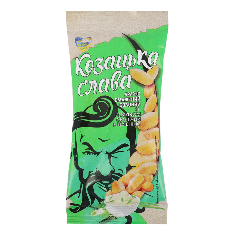 Арахіс Козацька Слава 60г Сметана-зелень