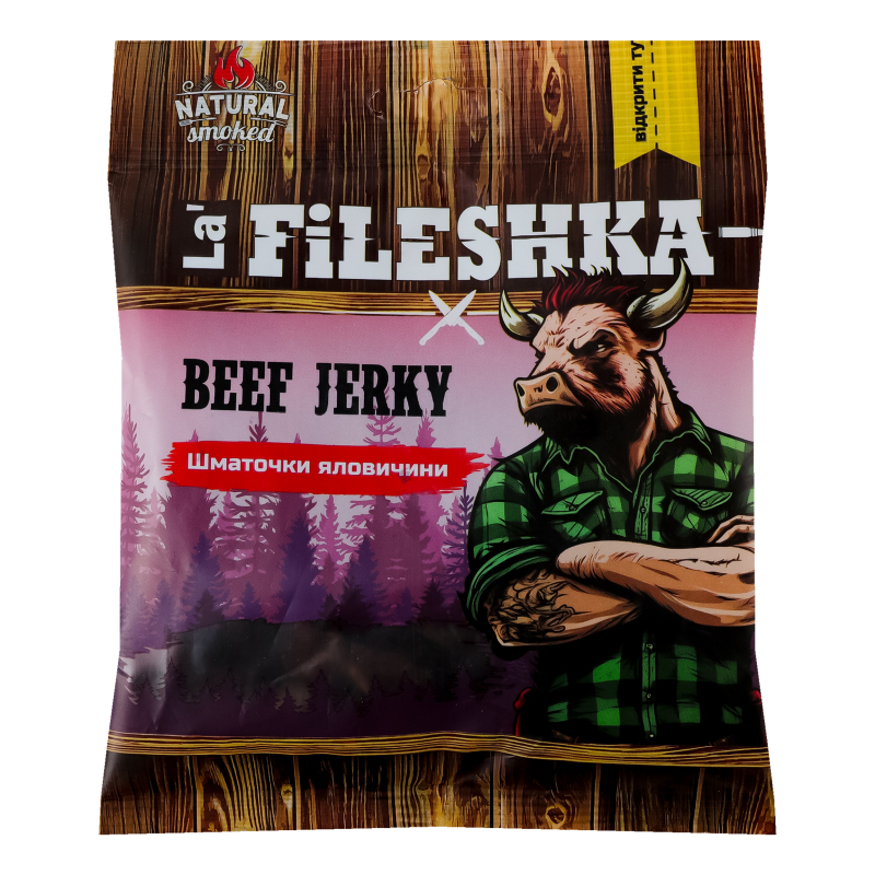 Снек La Fileshka 40г Шматочки Яловичини