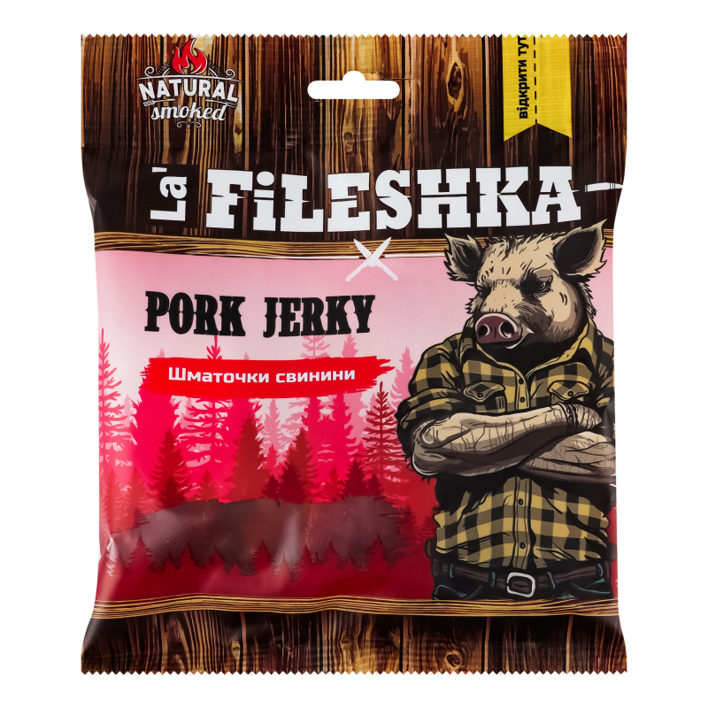 Снек La Fileshka 40г Шматочки свинини
