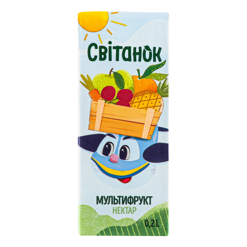 Нектар Світанок 0,2л Мультифруктовий