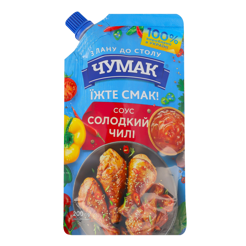 Соус Чумак д/п 200г Солодкий Чилі