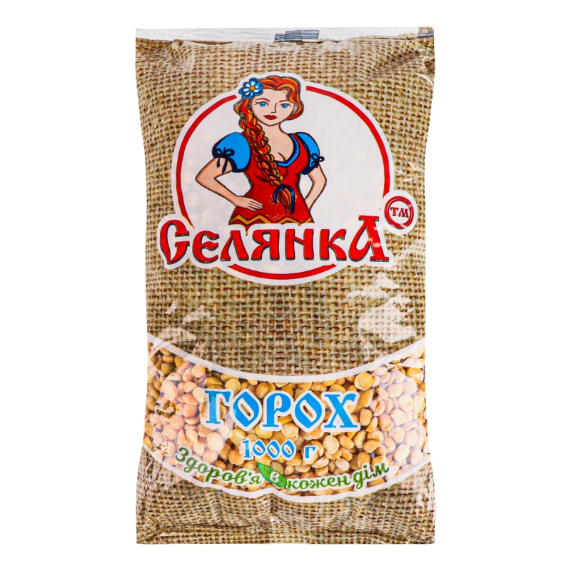 Крупа Селянка 1кг Горох