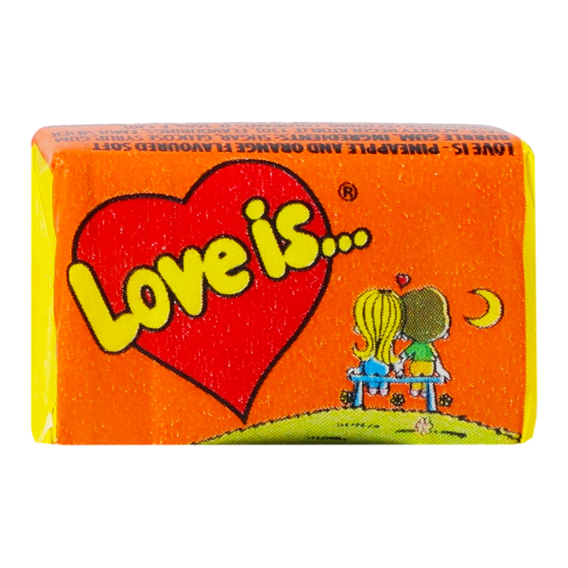 Жув гумка Love is 4,2г Апельсин-ананас