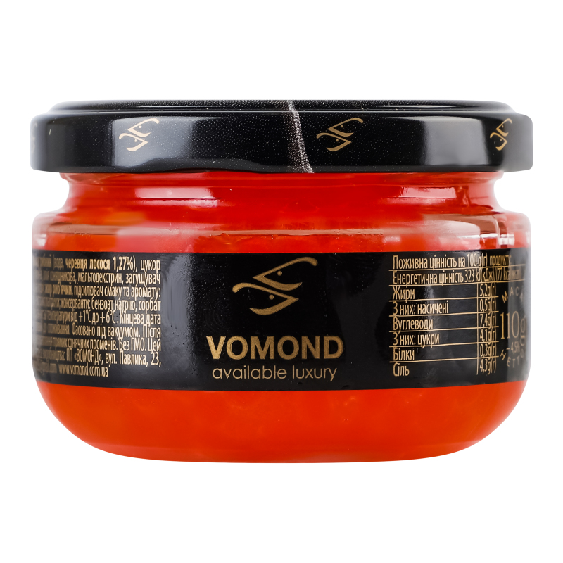 Ікра Вомонд 110г білкова червона