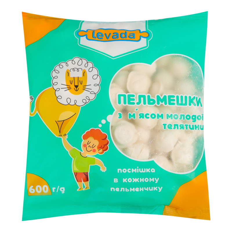 Пельмені Левада 600г Левадики з телятин