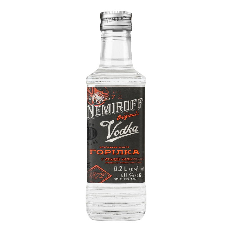 Горілка Nemiroff 0,2л особл штоф 40%