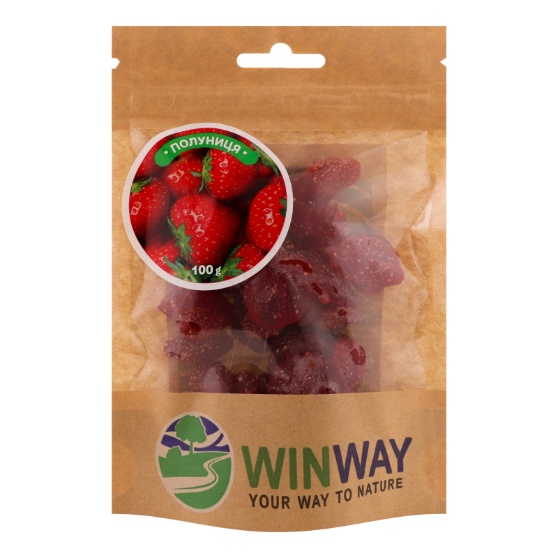 Сухофрукти Winway 100г Полуниця сушена