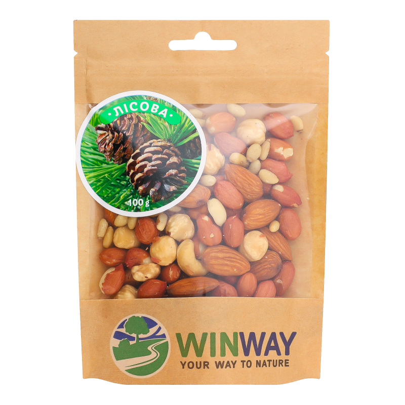 Горіхова суміш Winway 100г Лісова