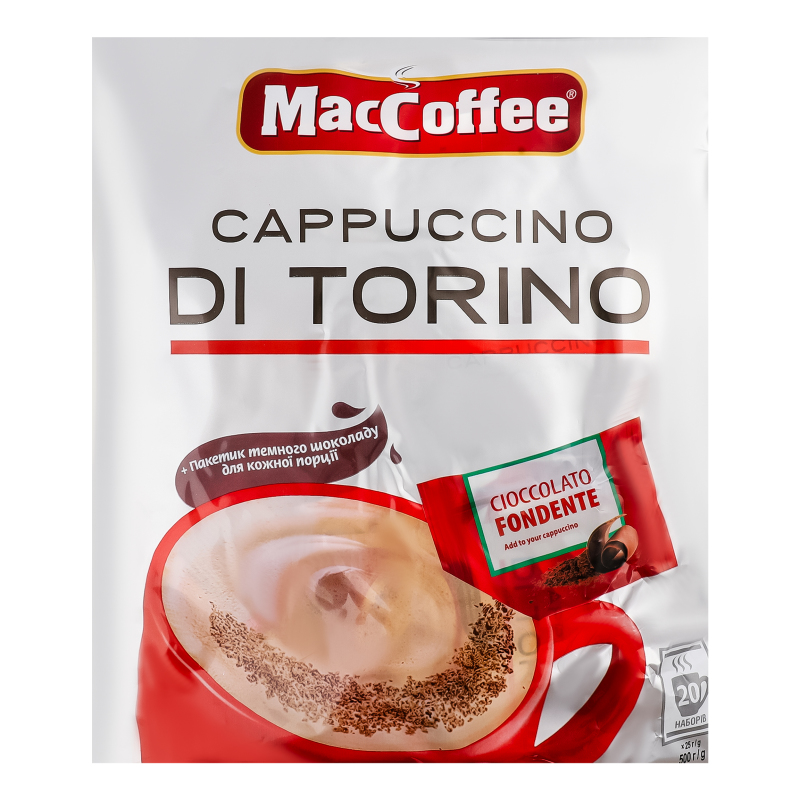 Напій MacCoffee 25гКапуч ді Торіно Шокол